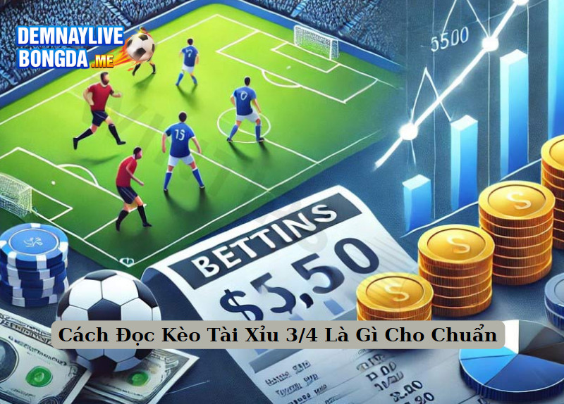 Cách Đọc Kèo Tài Xỉu 3/4 Là Gì Cho Chuẩn 