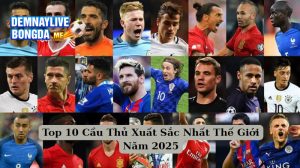 Cầu thủ xuất sắc nhất thế giới phải kể đến những cái tên như Ronaldo của tuyển Bồ Đào Nha và Messi thuộc đội bóng Argentina.