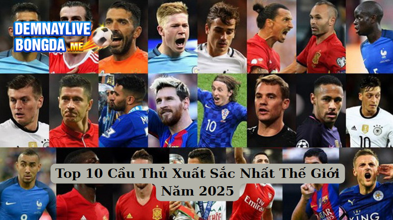 Cầu thủ xuất sắc nhất thế giới phải kể đến những cái tên như Ronaldo của tuyển Bồ Đào Nha và Messi thuộc đội bóng Argentina.